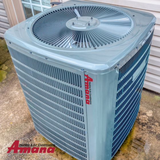 Amana AC Unit with Logo